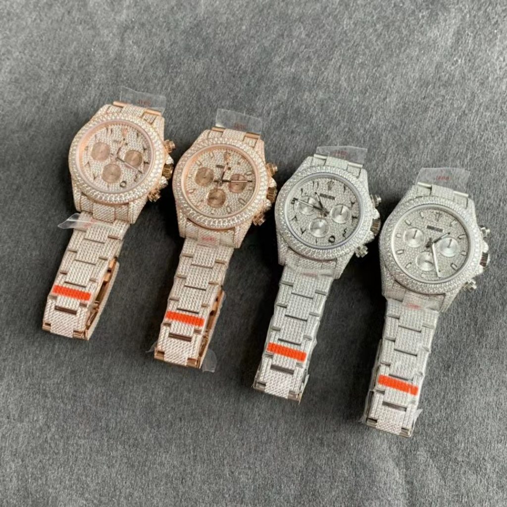 JVS Factory Replica Rolex Daytona Diamond Watches