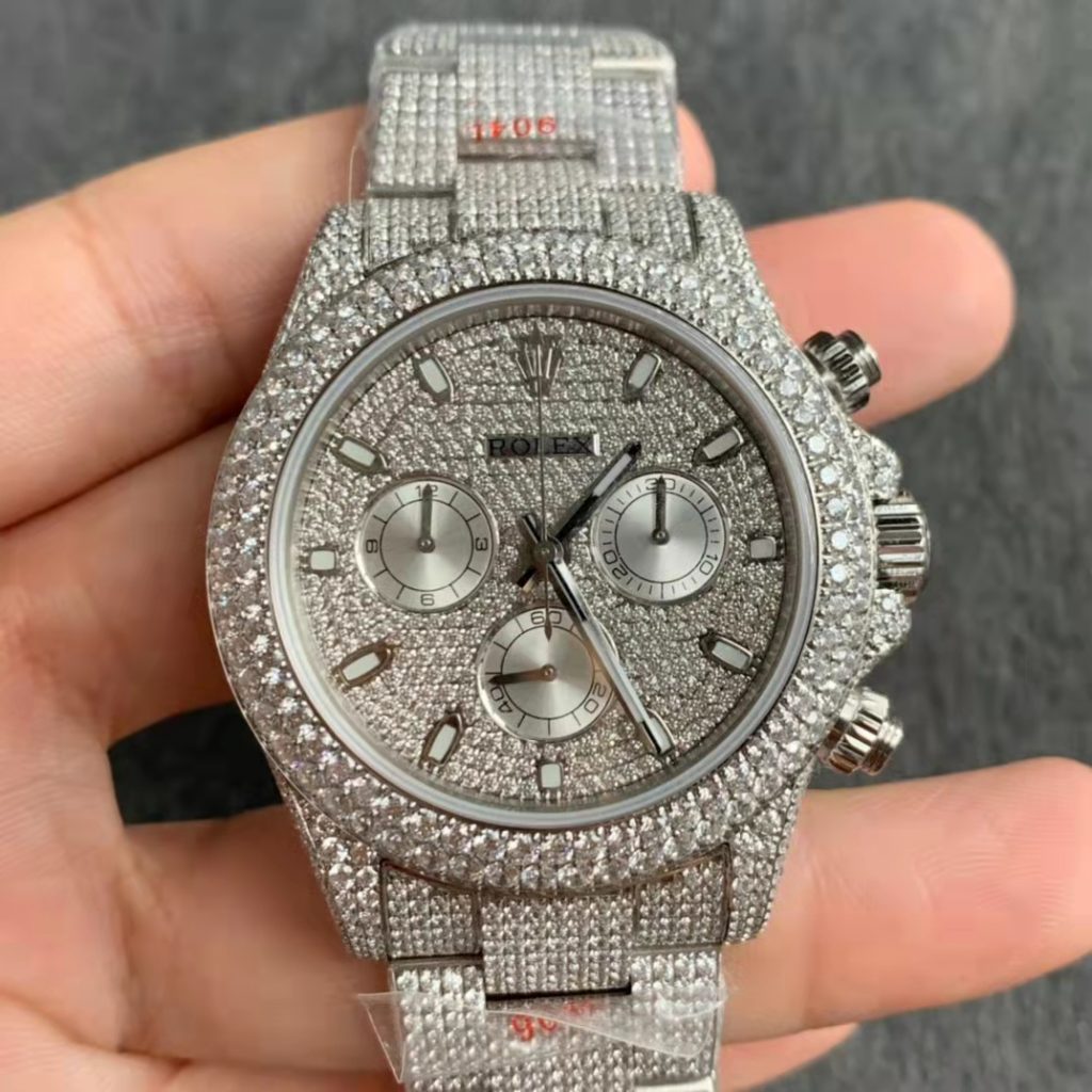 Replica Rolex Daytona SS Diamond Watch